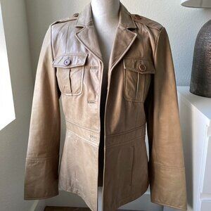 KENNETH COLE Women's Leather Jacket - Size S